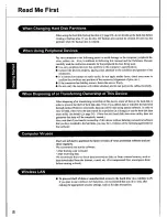 Preview for 8 page of Panasonic Toughbook CF-T2AWAZZDM User Manual