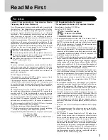 Preview for 3 page of Panasonic Toughbook CF-T2DWATZKM Operating Instructions Manual