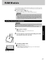 Preview for 21 page of Panasonic Toughbook CF-T2DWATZKM Operating Instructions Manual