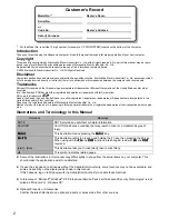 Preview for 2 page of Panasonic Toughbook CF-T4GWCTZBM Operating Instructions Manual