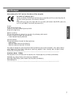 Preview for 7 page of Panasonic Toughbook CF-T4GWCTZBM Operating Instructions Manual