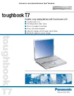 Предварительный просмотр 1 страницы Panasonic Toughbook CF-T7BWATAAM Specifications