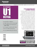 Preview for 1 page of Panasonic Toughbook CF-U1G1G1Z1M Specifications