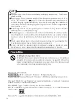 Предварительный просмотр 8 страницы Panasonic Toughbook CF-VDW07 Operating Instructions Manual