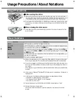 Preview for 7 page of Panasonic Toughbook CF-W2DWADZBM Operating Instructions Manual