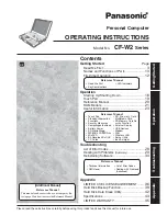 Preview for 1 page of Panasonic Toughbook CF-W2DWAZZKM Operating Instructions Manual