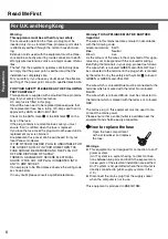 Preview for 6 page of Panasonic Toughbook CF-W2DWB02KM Operating Instructions Manual