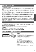 Предварительный просмотр 7 страницы Panasonic Toughbook CF-W2DWB02KM Operating Instructions Manual