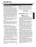 Preview for 3 page of Panasonic Toughbook CF-W5MWEZAJM Operating Instructions Manual