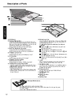 Preview for 12 page of Panasonic Toughbook CF-W5MWEZAJM Operating Instructions Manual