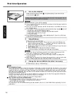 Preview for 14 page of Panasonic Toughbook CF-W5MWEZAJM Operating Instructions Manual