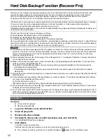 Предварительный просмотр 22 страницы Panasonic Toughbook CF-W7BWAZAAM Operating Instructions Manual