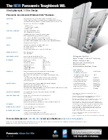 Предварительный просмотр 2 страницы Panasonic Toughbook CF-W8EWEZZAM Brochure