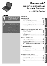 Panasonic Toughbook CF-Y4HWPZZBM Operating Instructions Manual предпросмотр