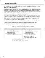 Preview for 2 page of Panasonic Toughbook CF-Y5LWEZZBM Specifications