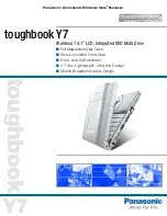 Panasonic Toughbook CF-Y7BWAZAJM Specifications предпросмотр