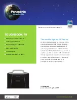 Panasonic Toughbook F9 Specification preview