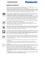 Preview for 2 page of Panasonic Toughbook Series Supplementary Instructions Manual