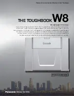 Предварительный просмотр 1 страницы Panasonic Toughbook W8 Specifications