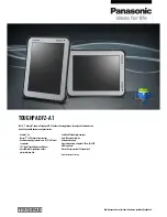 Panasonic Toughpad FZ-A1 Specification preview