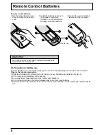 Preview for 8 page of Panasonic TQBC0293 Operating Instructions Manual