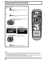 Preview for 22 page of Panasonic TQBC0293 Operating Instructions Manual