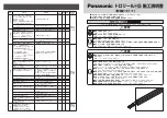 Preview for 3 page of Panasonic Tro-Reel HS Operation Manual