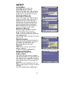 Preview for 8 page of Panasonic TU-CT20 User Manual