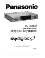 Panasonic TU-DSB30 Sky digibox User Manual preview