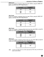 Preview for 16 page of Panasonic TU-HDS20 Operating Instructions Manual