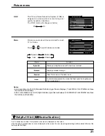 Preview for 21 page of Panasonic TU-PT600B Operating Instructions Manual