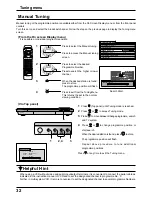 Preview for 32 page of Panasonic TU-PT600B Operating Instructions Manual