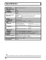 Preview for 46 page of Panasonic TU-PT600B Operating Instructions Manual