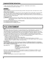 Preview for 4 page of Panasonic TU-PTA500U Operating Instructions Manual