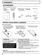 Preview for 6 page of Panasonic TU-PTA500U User Manual