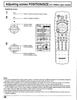 Предварительный просмотр 28 страницы Panasonic TU-PTA500U User Manual