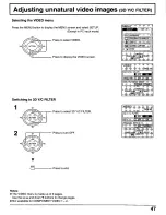 Предварительный просмотр 47 страницы Panasonic TU-PTA500U User Manual