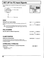 Preview for 52 page of Panasonic TU-PTA500U User Manual