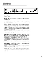 Preview for 49 page of Panasonic TUIRD20 - DSS RECEIVER Operating Instructions Manual