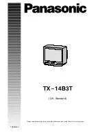 Panasonic TX-14B3T Operating Instructions Manual предпросмотр