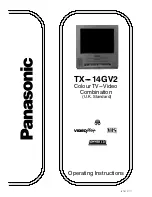 Panasonic TX-14GV2 Operating Instructions Manual preview