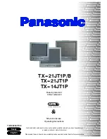 Preview for 1 page of Panasonic TX-14JT1P Operating Instructions Manual