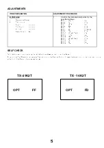 Предварительный просмотр 5 страницы Panasonic TX-14K2T Service Manual