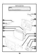 Предварительный просмотр 10 страницы Panasonic TX-14K2T Service Manual