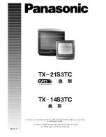 Предварительный просмотр 2 страницы Panasonic TX-14S3TC Operating Instruction