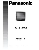 Предварительный просмотр 34 страницы Panasonic TX-14S3TC Operating Instruction