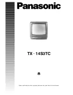 Предварительный просмотр 50 страницы Panasonic TX-14S3TC Operating Instruction