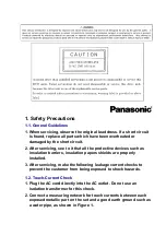 Preview for 5 page of Panasonic TX-15LV1 Service Manual