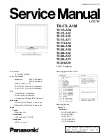 Preview for 1 page of Panasonic TX-17LA1M Service Manual