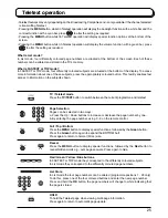 Предварительный просмотр 25 страницы Panasonic TX-20LB30A Operating Instructions Manual